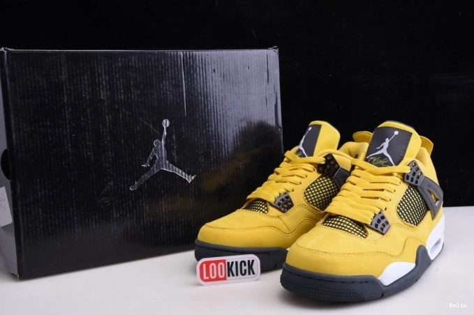 Bmlin Shoes 4 Retro Jordan Air CT8527-700 Lightning 0729